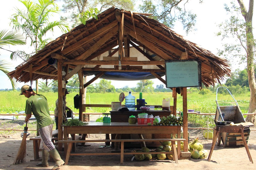 Pondok dan Gazebo untuk Bersantai